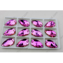 Pujiang Factory Price Colorful Decorative Drop Sew on Rhinestone for Wedding Dress